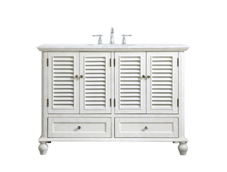 Elegant Lighting - VF30548AW - Single Bathroom Vanity - Rhodes - antique white