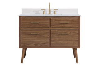 Elegant Lighting - VF41042WB-BS - Bathroom Vanity Set - Boise - Walnut Brown