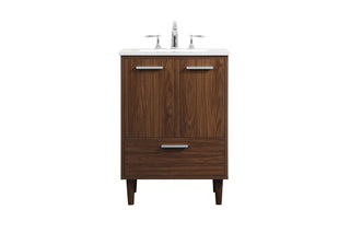Elegant Lighting - VF47024MWT - Vanity Sink Set - Baldwin - Walnut