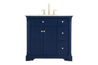 Elegant Lighting - VF53036BL - Bathroom Vanity Set - Clarence - Blue