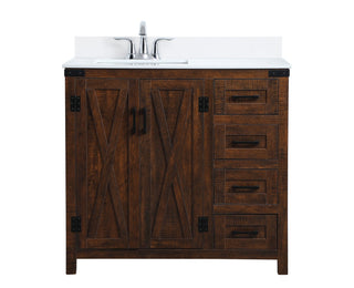 Elegant Lighting - VF90236EX-BS - Bathroom Vanity Set - Grant - Expresso