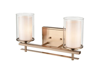 Millennium - 5502-MG - Two Light Wall Sconce - Huderson - Modern Gold