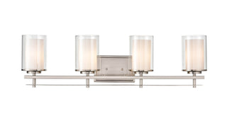 Millennium - 5504-BN - Four Light Wall Sconce - Huderson - Brushed Nickel