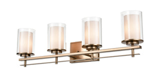 Millennium - 5504-MG - Four Light Wall Sconce - Huderson - Modern Gold