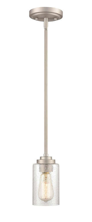 Millennium - 9601-SN - One Light Mini Pendant - Moven - Satin Nickel