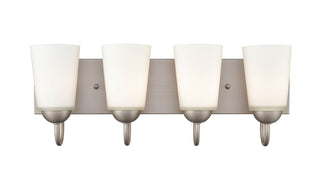 Millennium - 9814-SN - Four Light Vanity - Ivey Lake - Satin Nickel