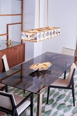 Jolie LED Linear Pendant in Heritage Brass