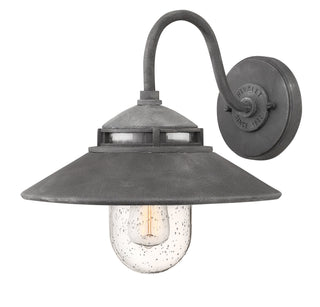 Atwell Medium Wall Mount Barn Light in Aged Zinc