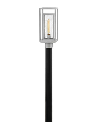 Hinkley - 1001SI-LV - LED Post Top or Pier Mount Lantern - Republic - Satin Nickel