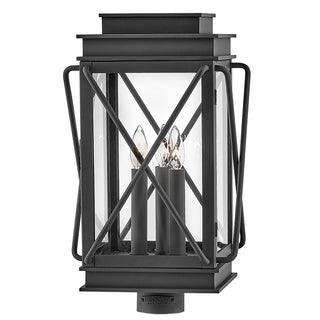 Hinkley - 11191MB - LED Post Top or Pier Mount Lantern - Montecito - Museum Black