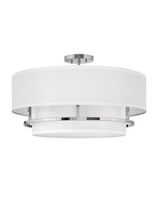 Hinkley - 38894PN - LED Semi-Flush Mount - Graham - Polished Nickel