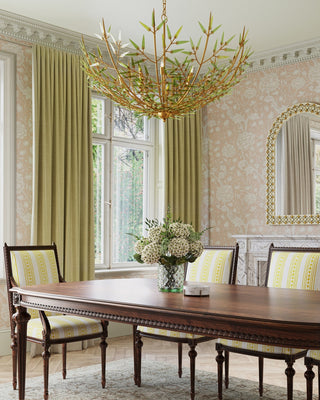 Ellaria Mirror in Natural/Brass