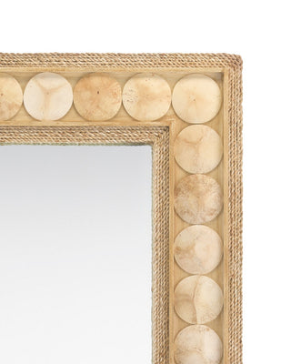 Buko Mirror in Straw/Natural