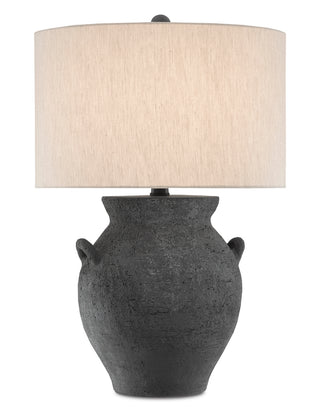 Currey and Company - 6000-0537 - One Light Table Lamp - Anza - Black Ash