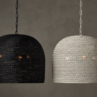 Piero Three Light Chandelier in White