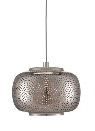 Currey and Company - 9000-0688 - One Light Pendant - Pepper - Nickel/Silver