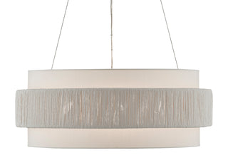 Currey and Company - 9000-0735 - Six Light Chandelier - Rousham - Beige/Sugar White