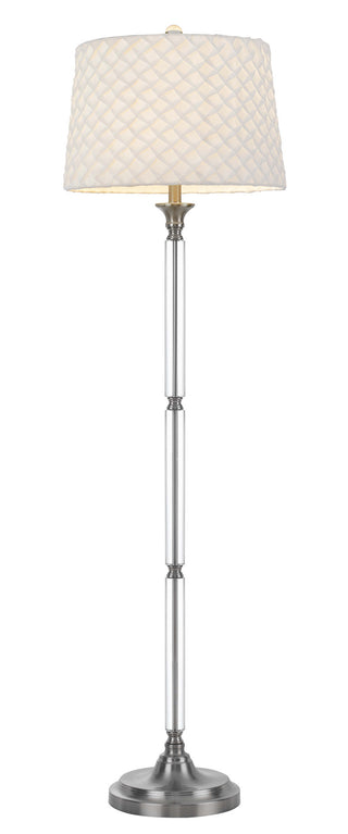 Ruston One Light Floor Lamp in Brushed Steel