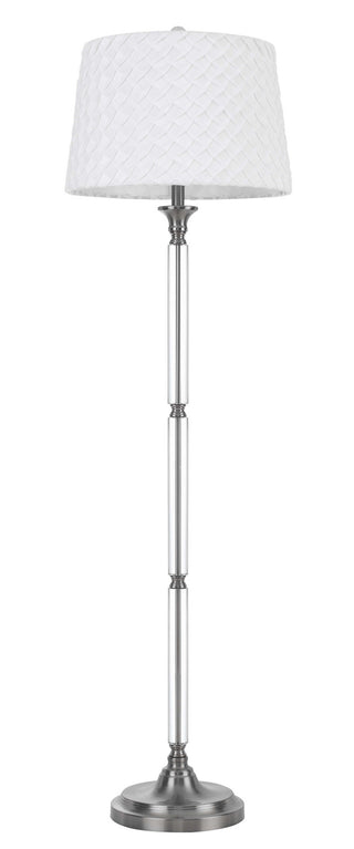Ruston One Light Floor Lamp in Brushed Steel