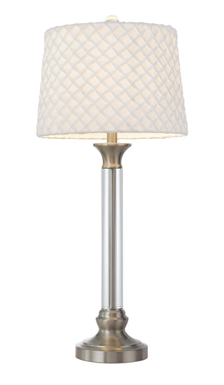 Ruston One Light Table Lamp in Brushed Steel