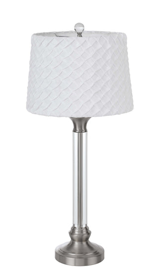 Ruston One Light Table Lamp in Brushed Steel