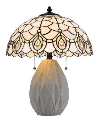 Tiffany Two Light Accent Lamp in Tiffany