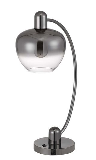Brookline One Light Desk Lamp in Gun Metal