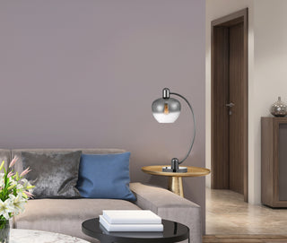 Brookline One Light Desk Lamp in Gun Metal