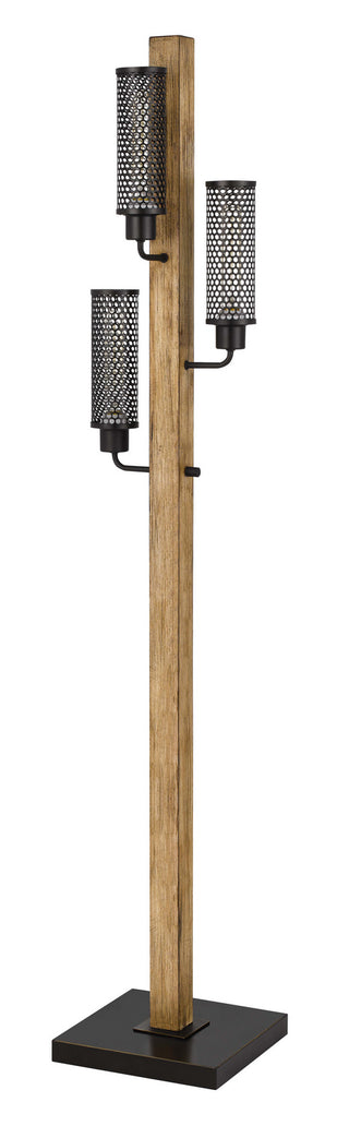Cal Lighting - BO-3008FL - Three Light Floor Lamp - Lenox - Light Oak