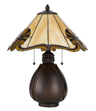 Tiffany Two Light Accent Lamp in Tiffany