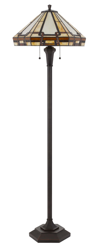 Tiffany Two Light Floor Lamp in Tiffany