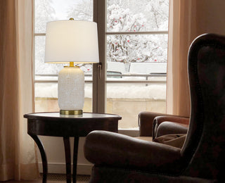 Sedalia One Light Table Lamp in Ivory