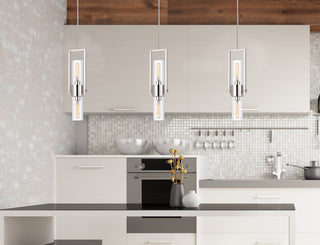 Redmond Two Light Pendant in Chrome