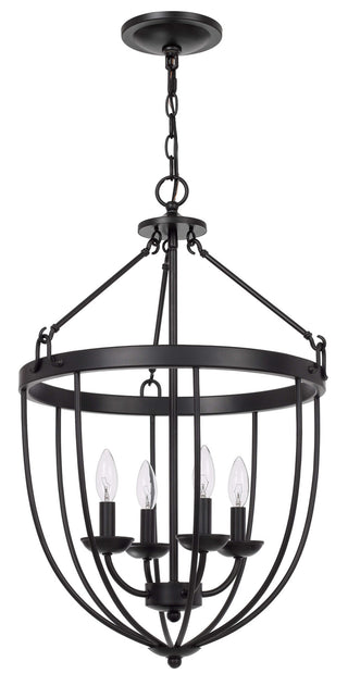 Cal Lighting - FX-3762-4 - Four Light Chandelier - Grafton - Matte Black