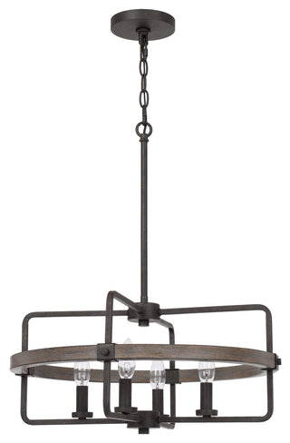 Cal Lighting - FX-3765-4 - Four Light Chandelier - Rawlins - Black Smith