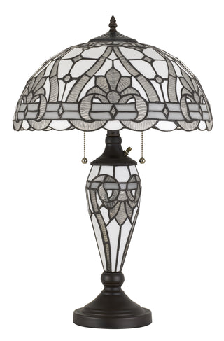 Cal Lighting - BO-2943TB - Three Light Table Lamp - Tiffany - Black
