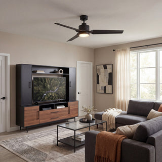 52" Ceiling Fan in Matte Black