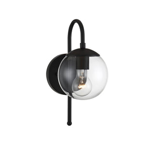 Meridian - M50030BK - One Light Outdoor Wall Lantern - Moutd - Matte Black