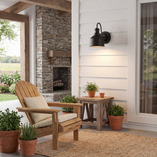 Moutd One Light Outdoor Wall Lantern in Matte Black