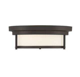 Meridian - M60062ORB - Two Light Flush Mount - Oil Rubbed Bronze