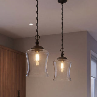 Mpend One Light Pendant in Matte Black