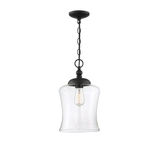 Meridian - M70019MBK - One Light Pendant - Mpend - Matte Black