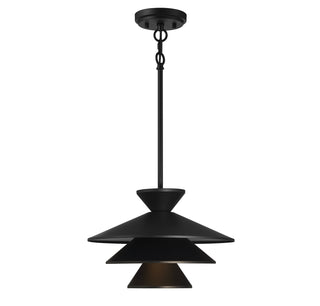 Meridian - M70096MBK - One Light Pendant - Matte Black