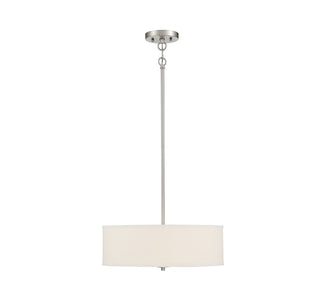 Meridian - M70109BN - Three Light Pendant - Brushed Nickel