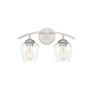 Meridian - M80031BN - Two Light Bathroom Vanity - Mbath - Brushed Nickel