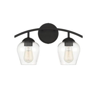 Meridian - M80031MBK - Two Light Bathroom Vanity - Mbath - Matte Black