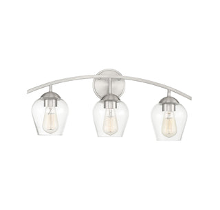 Meridian - M80032BN - Three Light Bathroom Vanity - Mbath - Brushed Nickel