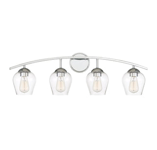 Meridian - M80033CH - Four Light Bathroom Vanity - Mbath - Chrome