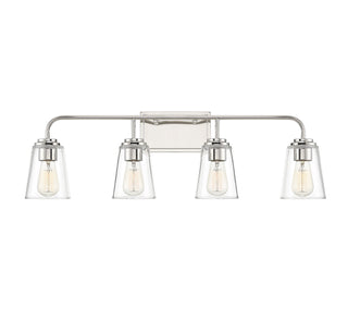 Meridian - M80045PN - Four Light Bathroom Vanity - Mbath - Polished Nickel