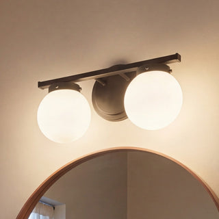 Two Light Bathroom Vanity in Matte Black